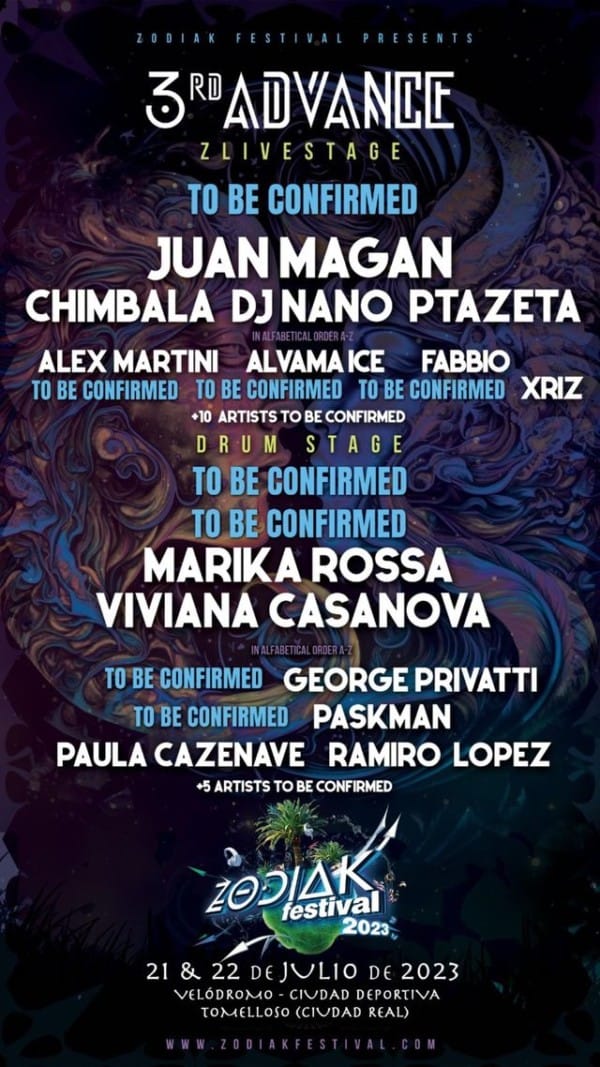 Guía del Zodiak Festival 2026 en Tomelloso