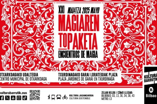 Magia en Otxarkoaga y Txurdinaga: programa de mayo