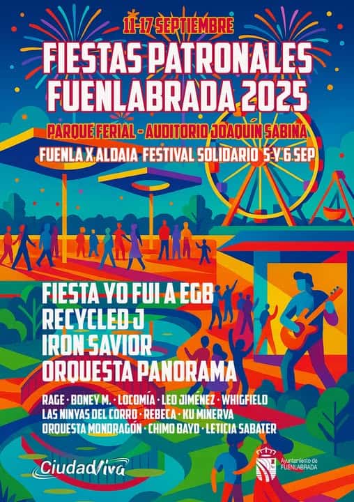 Fiestas Patronales de Fuenlabrada: del 11 al 17 de septiembre