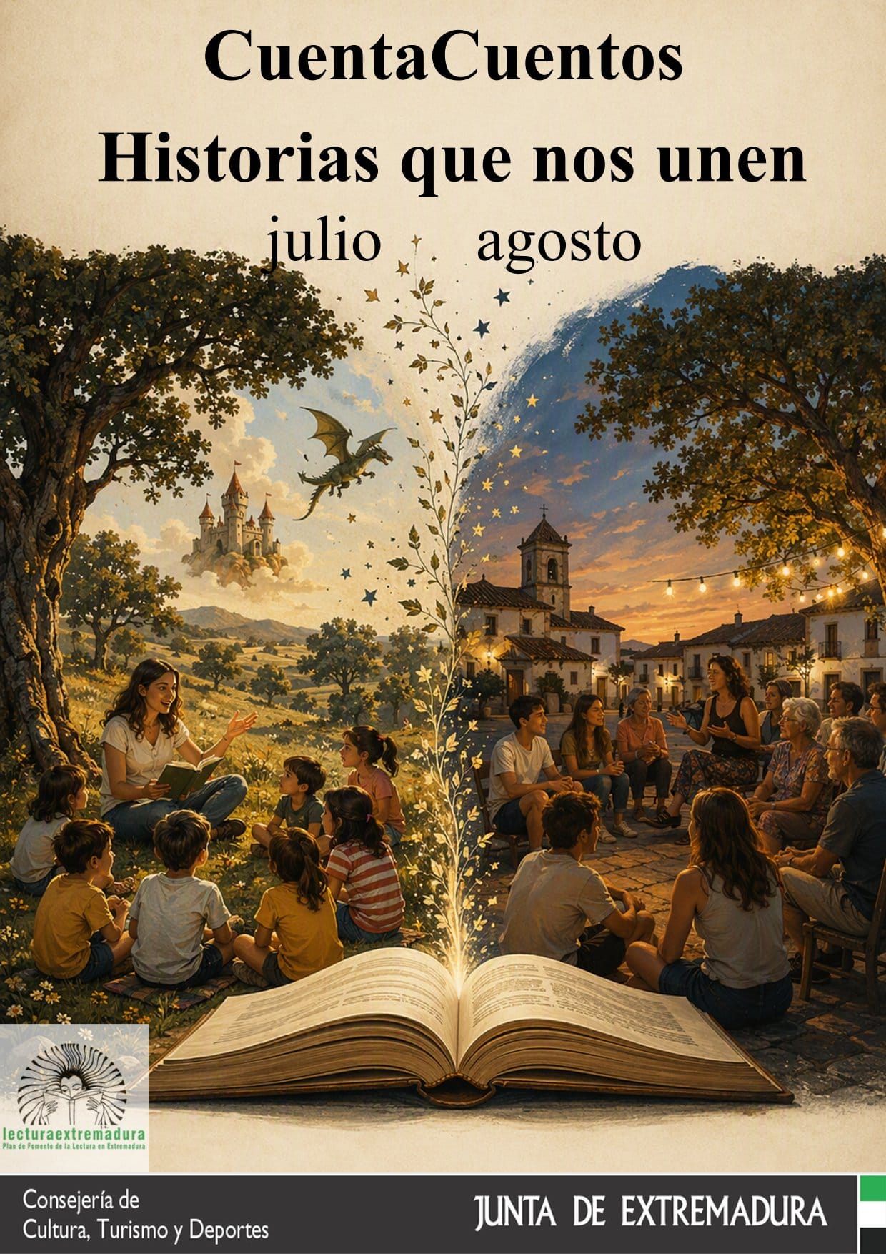 Leer al fresco: libros bajo las estrellas en Extremadura