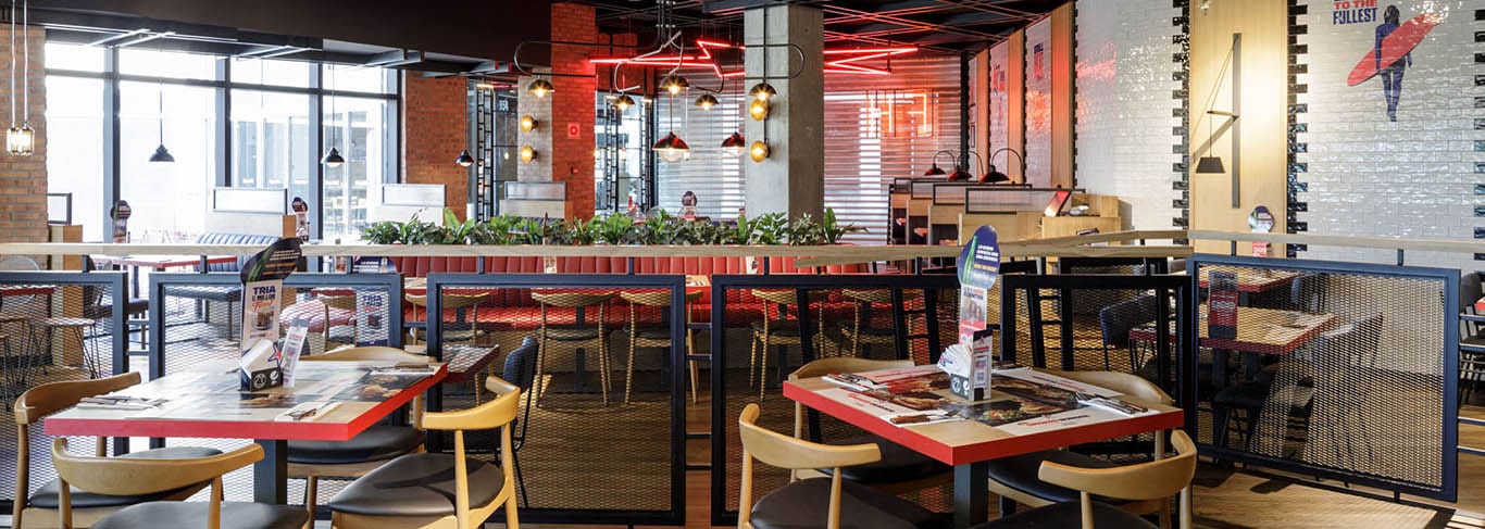 Comer en Foster's Hollywood de Fuenlabrada