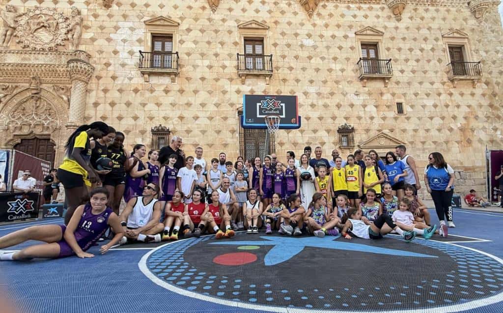 Baloncesto 3x3 en la Plaza de España