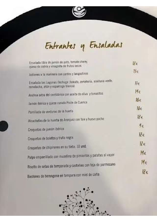 Restaurante Las Lagunas: comer junto a una laguna