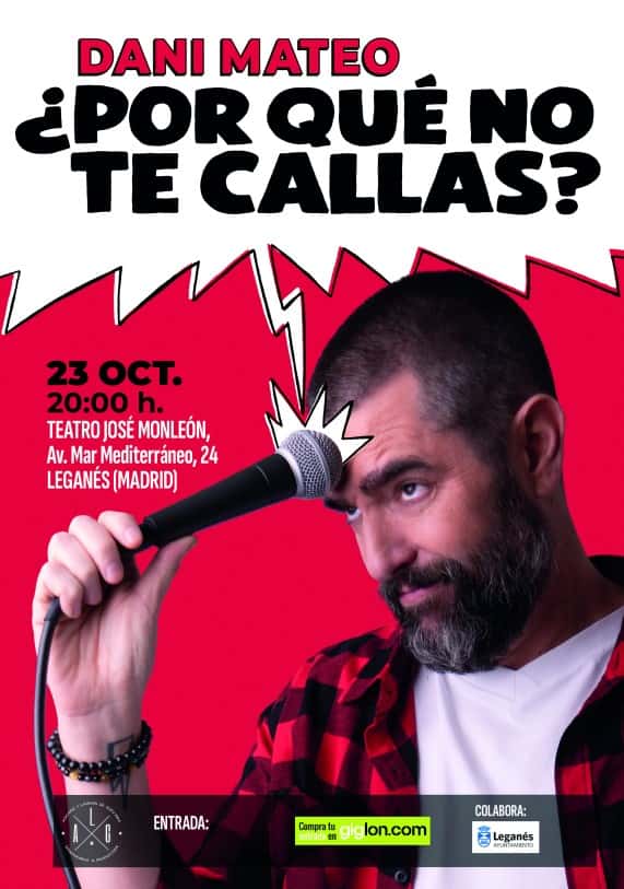 Dani Mateo en Leganés: fecha, entradas y detalles