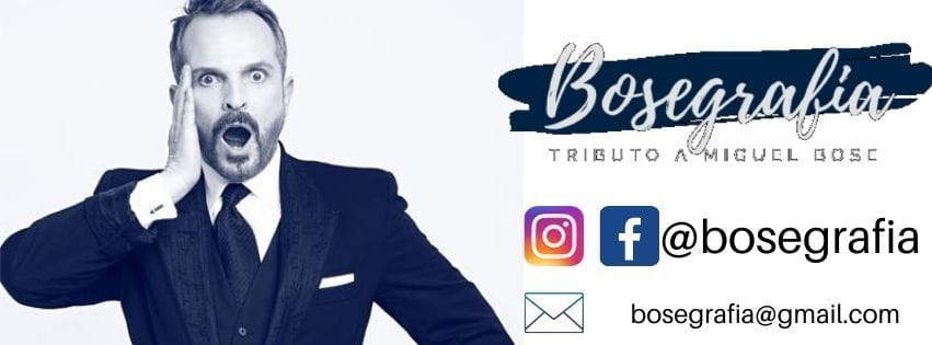 Bosegrafia, tributo a Miguel Bosé
