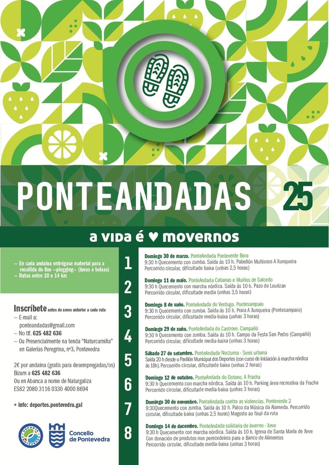 Ponteandadas: Ruta en Mourente
