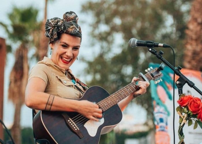 Ángela Hoodoo en concierto