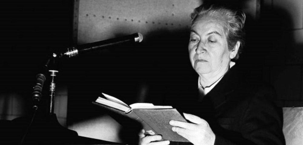 Caudal de poesía. Gabriela Mistral