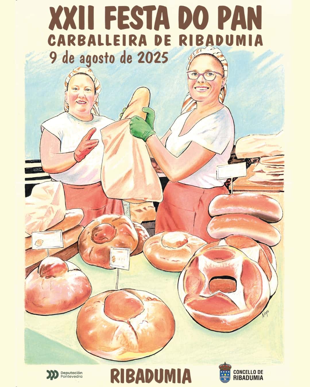 Festa do Pan de Ribadumia: concursos y molienda