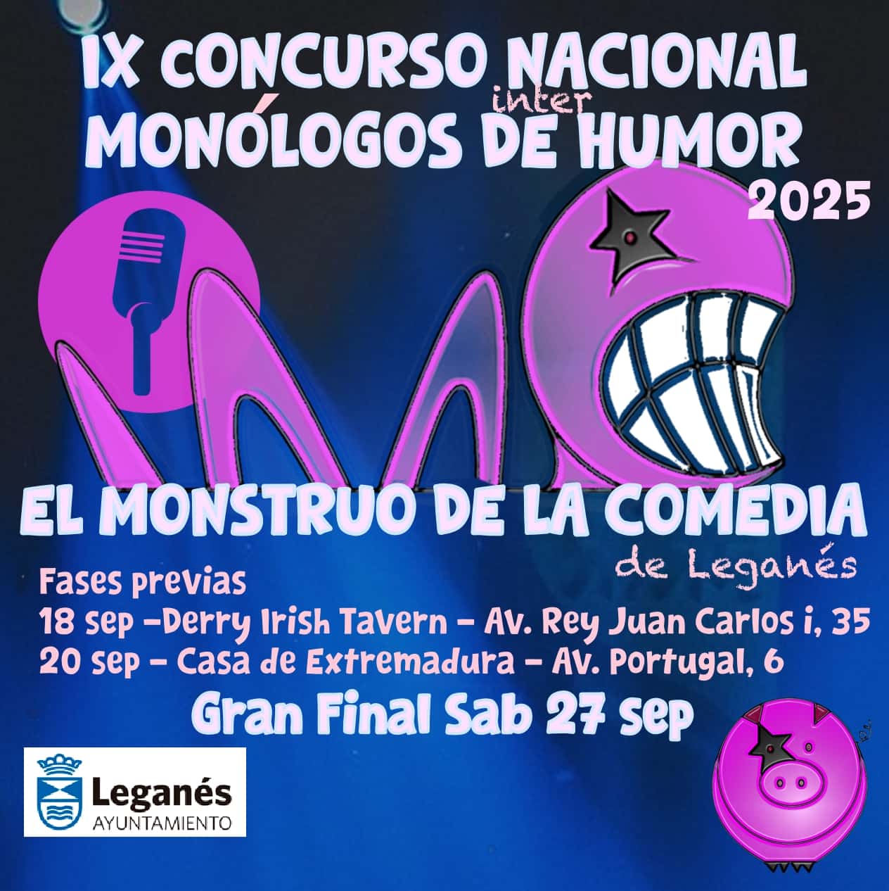 X Concurso Nacional de Monólogos de Humor El Monstruo de la Comedia