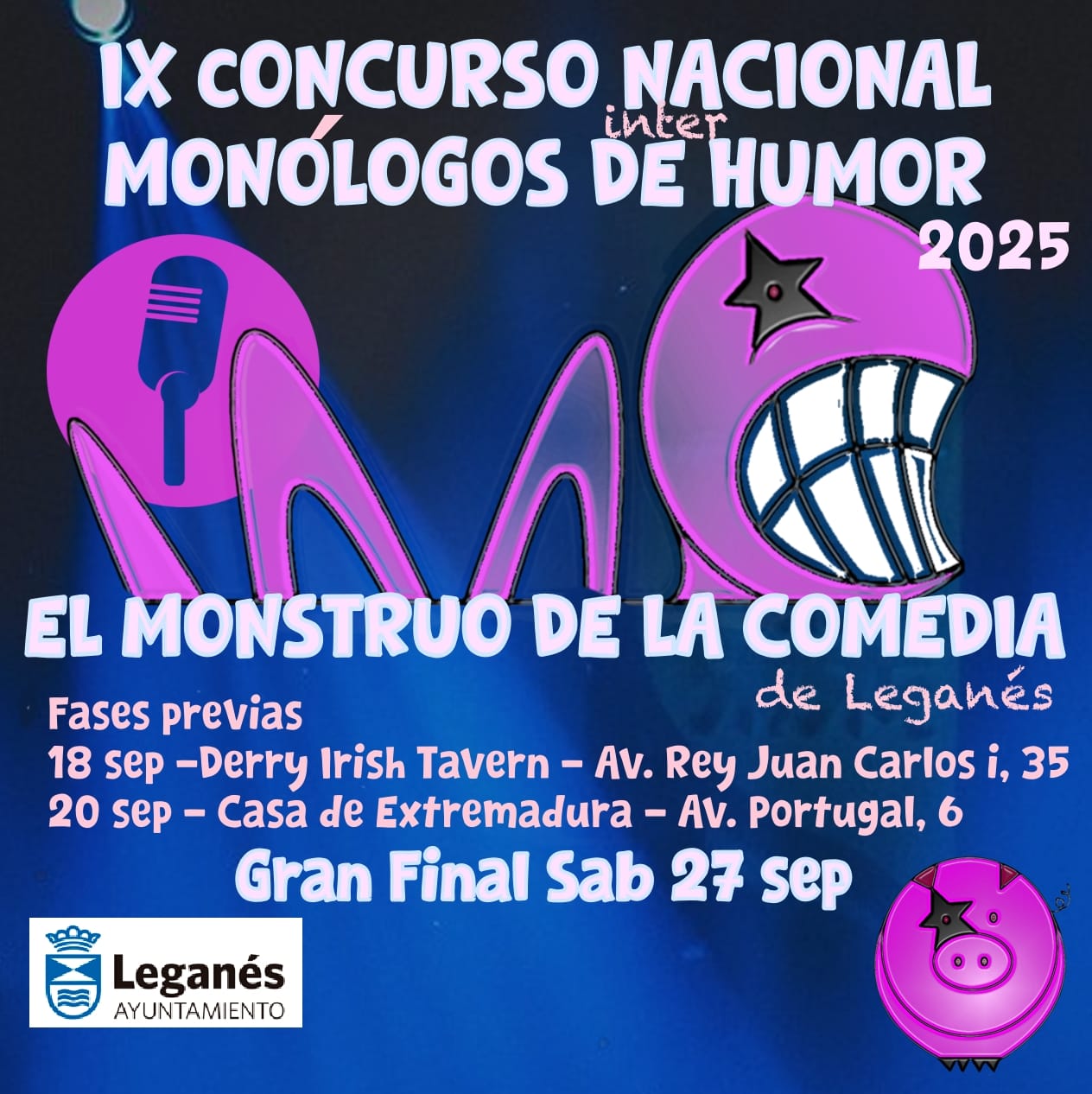X Concurso Nacional de Monólogos de Humor El Monstruo de la Comedia