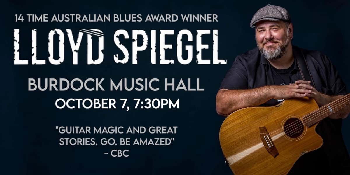 Halifax Urban Folk Festival Presents: Lloyd Spiegel