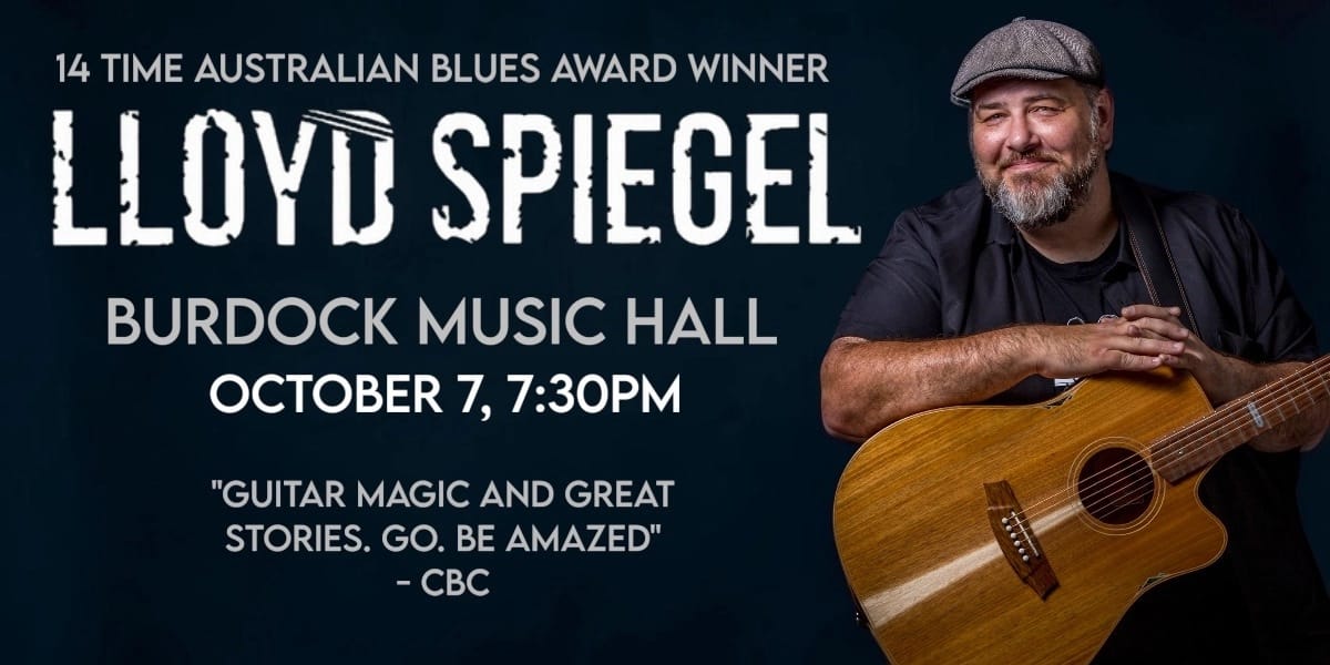 Halifax Urban Folk Festival Presents: Lloyd Spiegel
