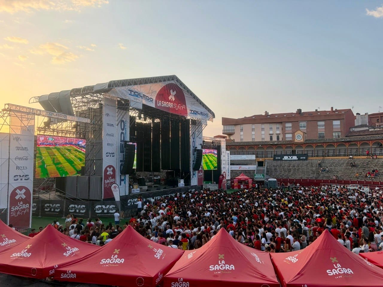 Final del Mundial: pantallas gigantes en Toledo y Talavera