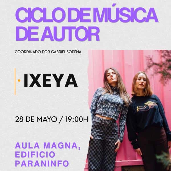 Ciclo de Música de Autor 2026: Concierto de Ixeya