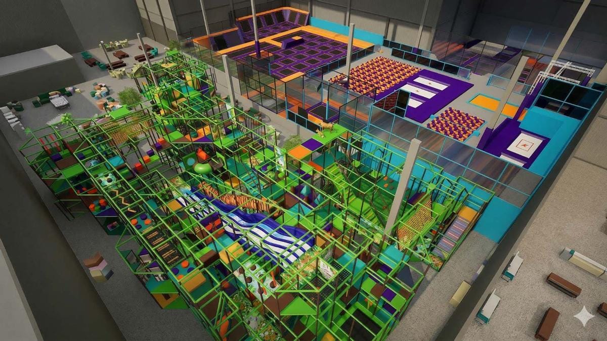 Cumpleaños diferentes en Málaga: parques de saltos