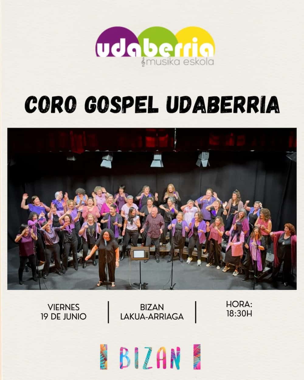 Actuaci贸n del Coro Udaberria Gospel