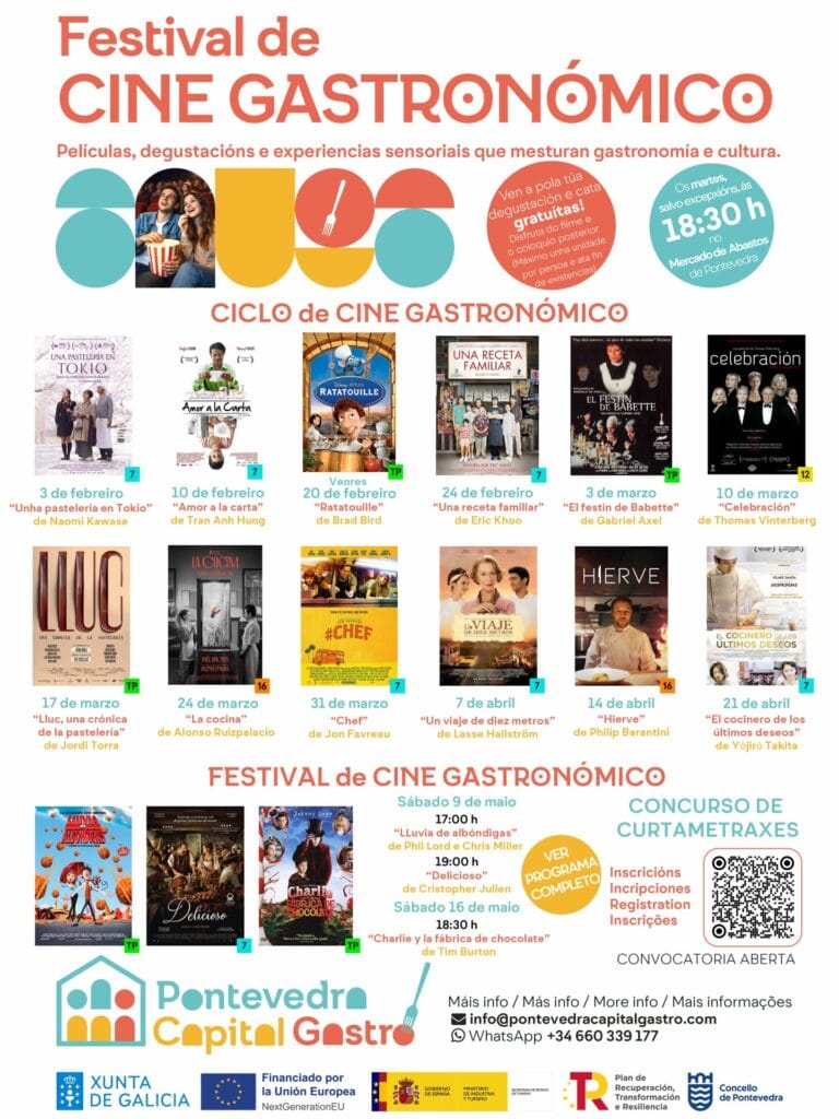 Cine y gastronomía en Pontevedra: planes para el fin de semana