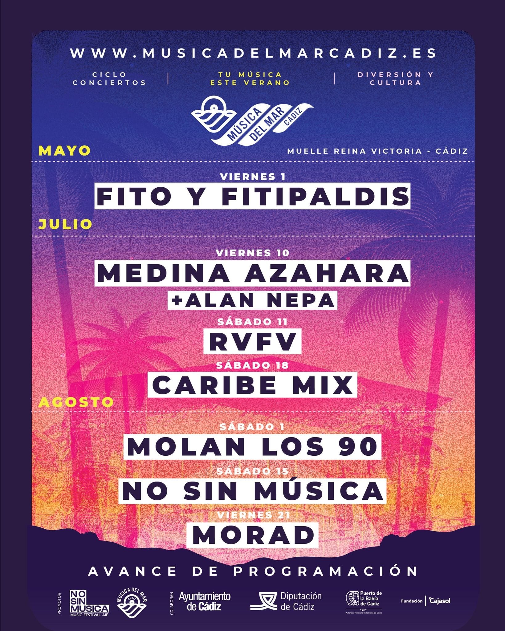 Música del Mar 2026: lo que queda del ciclo en Cádiz