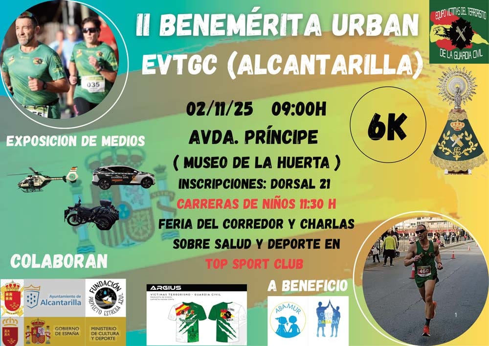 La II Benemérita Urban corrió por el autismo en Alcantarilla