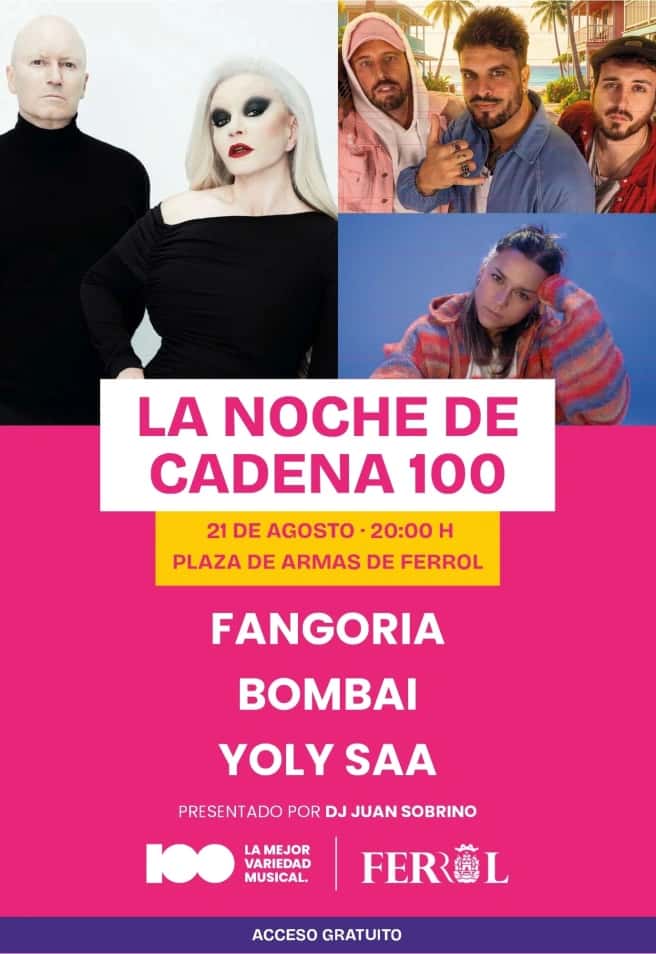Fangoria y Bombai abren las fiestas de Ferrol