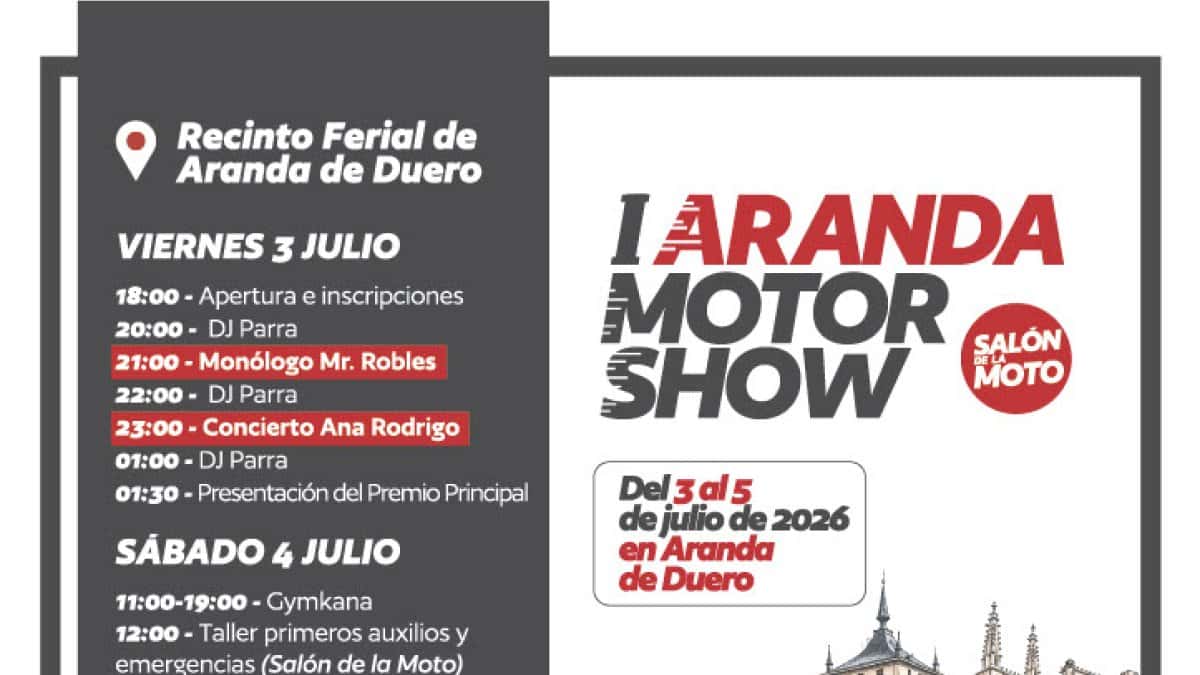 El I Aranda Motor Show arranca este fin de semana
