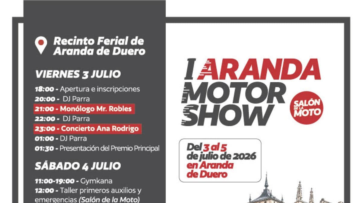 El I Aranda Motor Show arranca este fin de semana