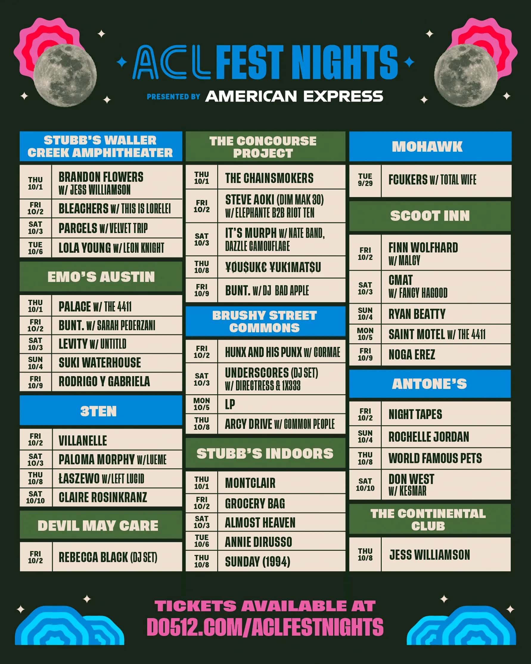 ACL Fest Nights: a club tour around the main festival