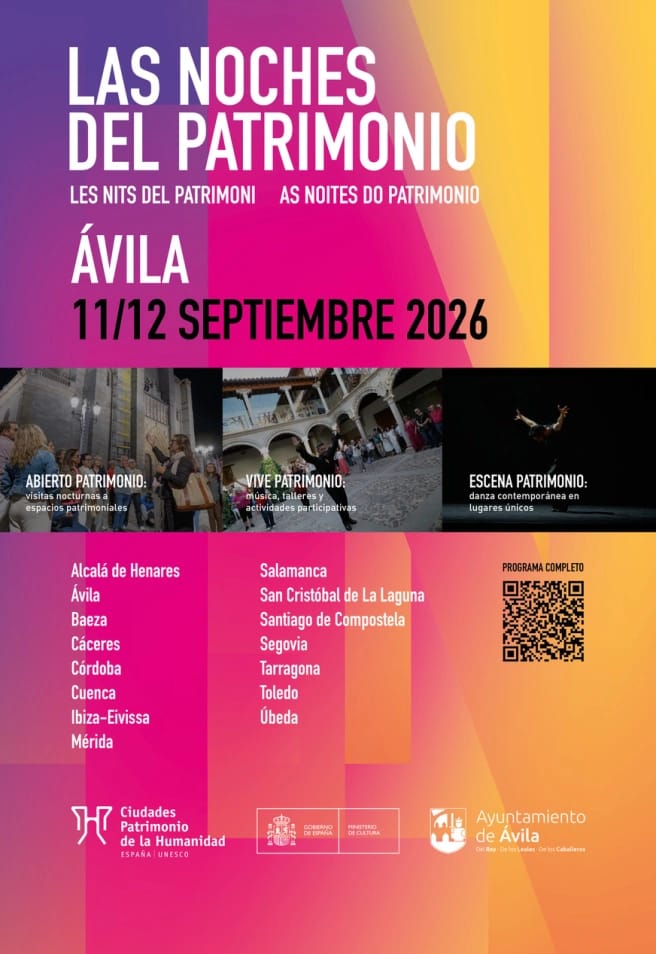 Noches del Patrimonio en Ávila: danza, música y visitas