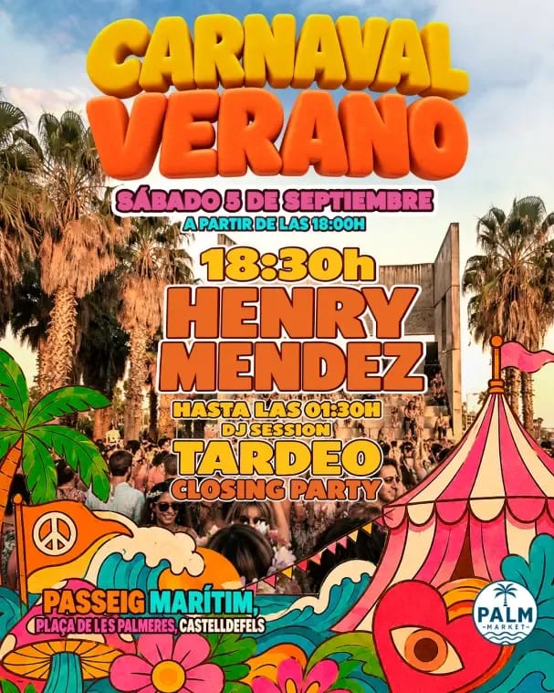 Carnaval de Verano con Henry Méndez en el Palm Market