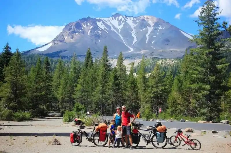 Estatu Batuetan, familia bat bizikletaz