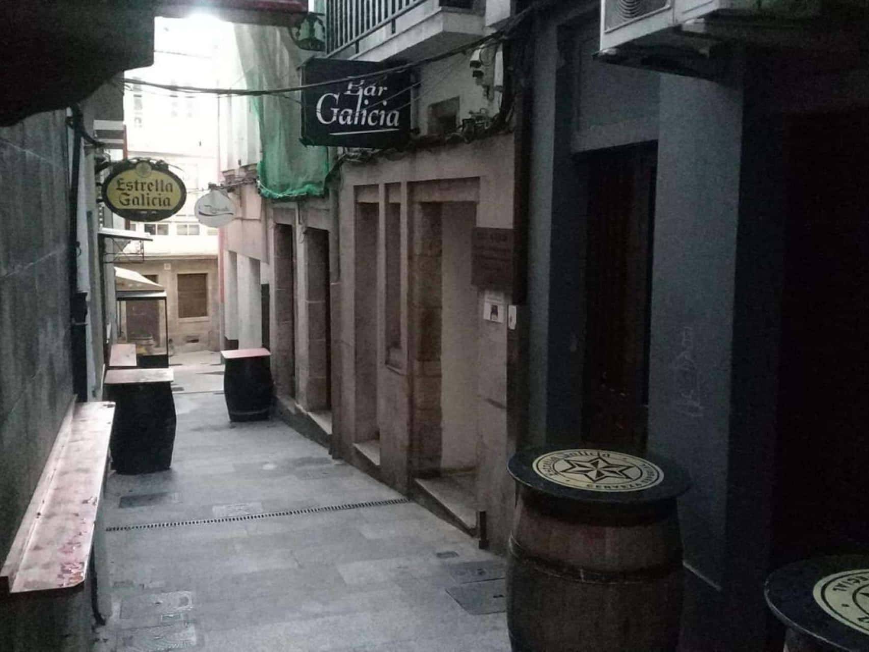 La tortilla del Bar Galicia en Betanzos