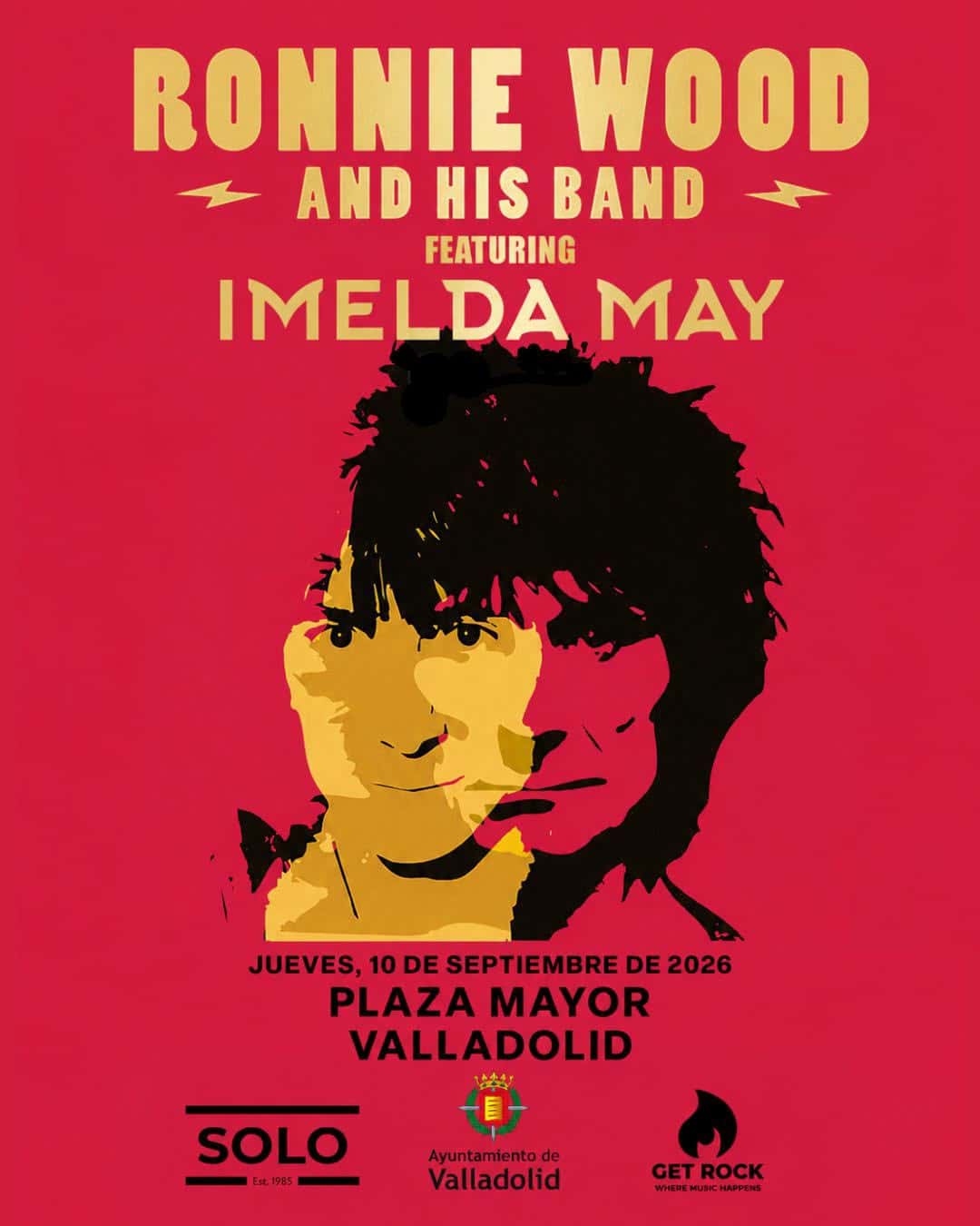 Ronnie Wood llenó la Plaza Mayor con su rock and roll
