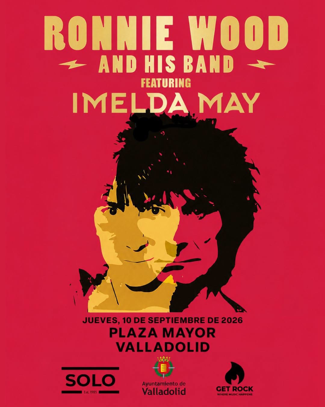 Ronnie Wood llenó la Plaza Mayor con su rock and roll