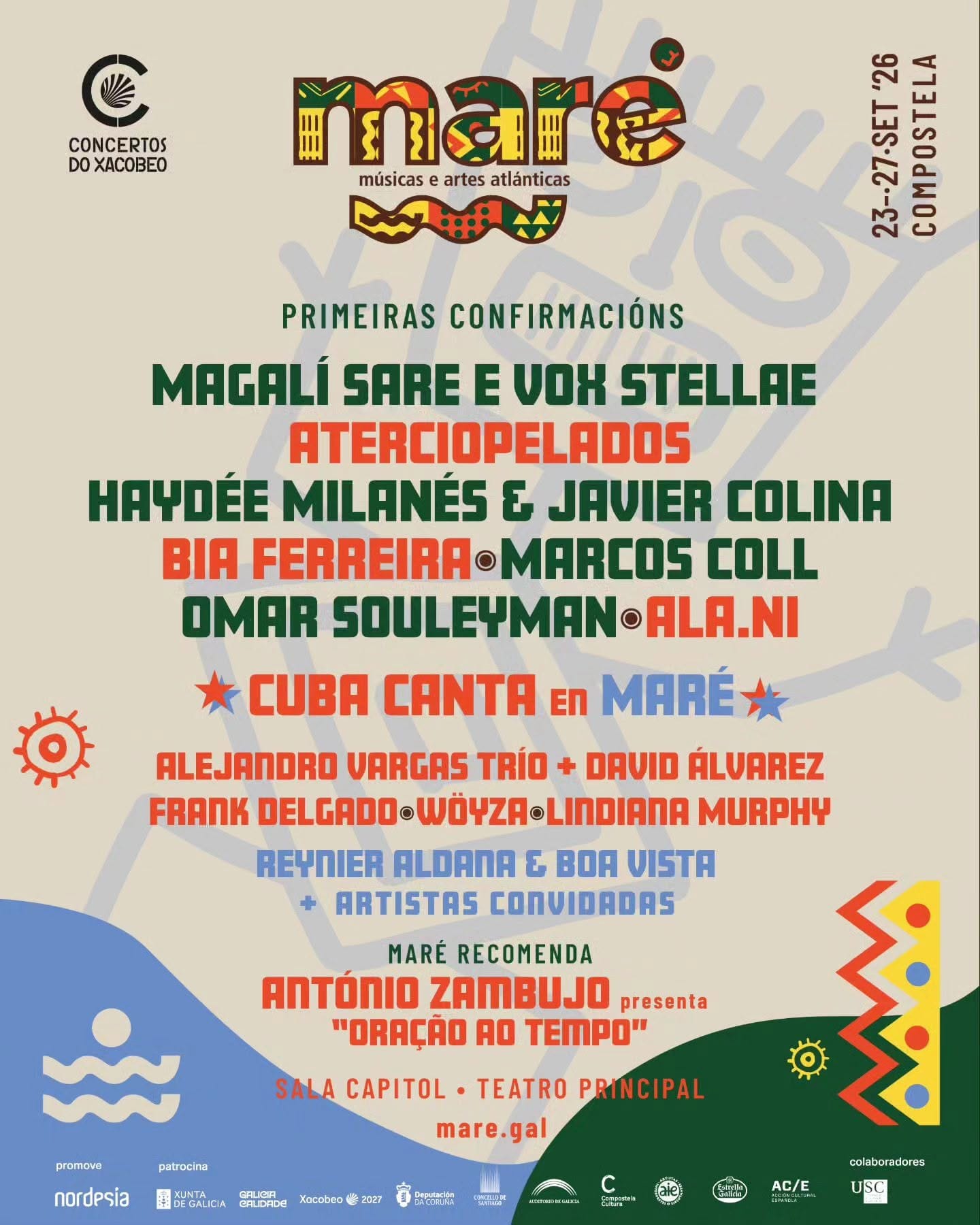 Maré lleva conciertos a la Praza de Mazarelos