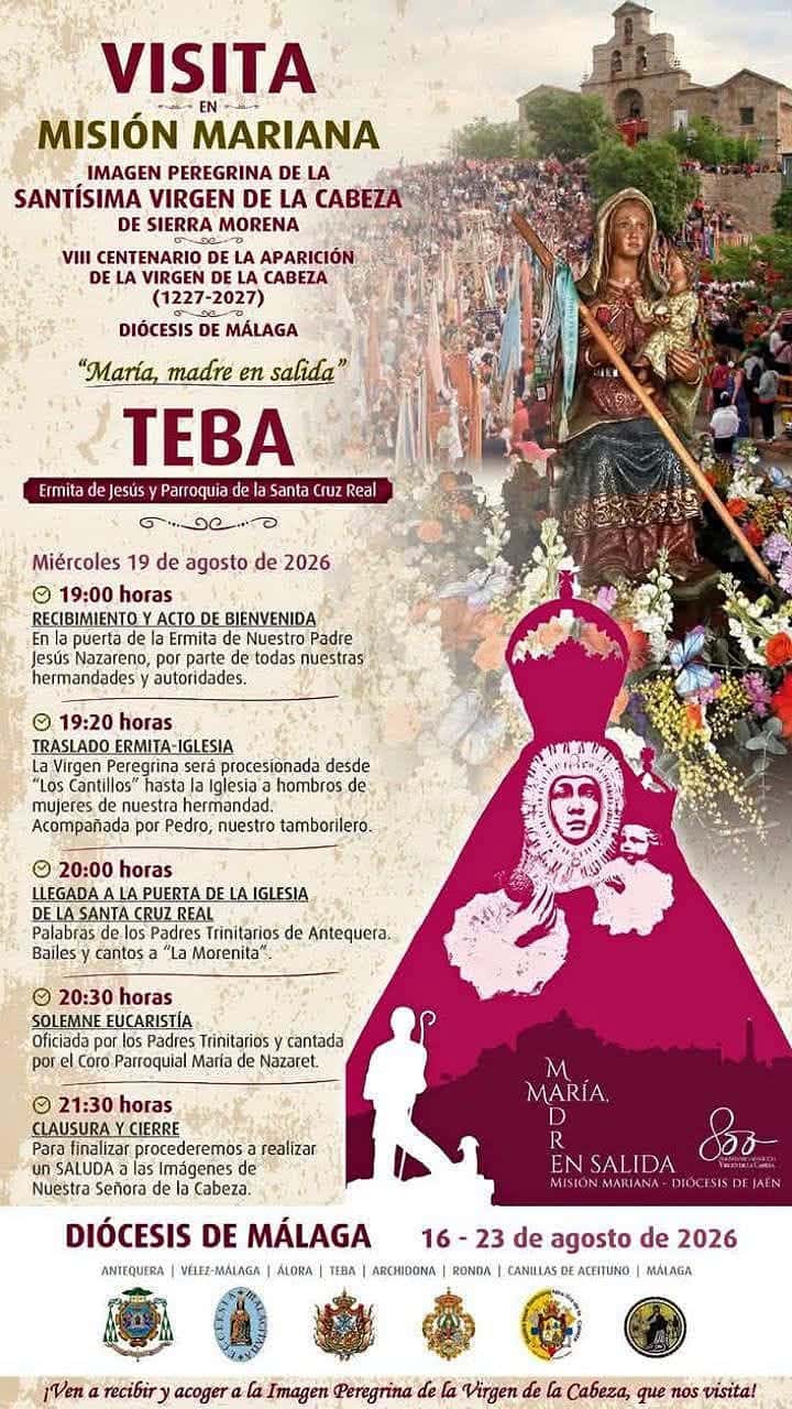 Teba celebra el VIII Centenario de la Virgen