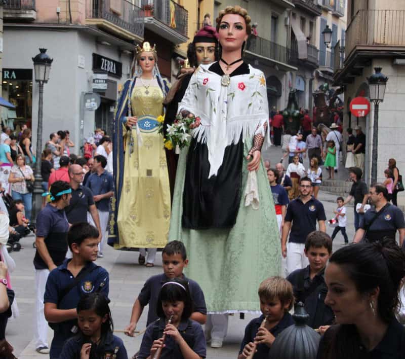 Arriben els gegants! i assaig a la fresca