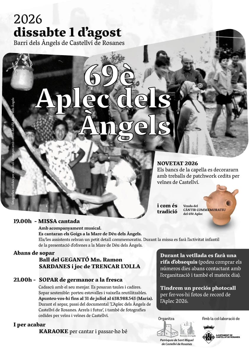 El Aplec dels Àngels llega a su 69ª edición