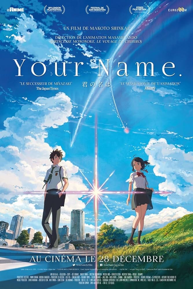Cine en V.O.S.E. Your Name (10° Aniversario)