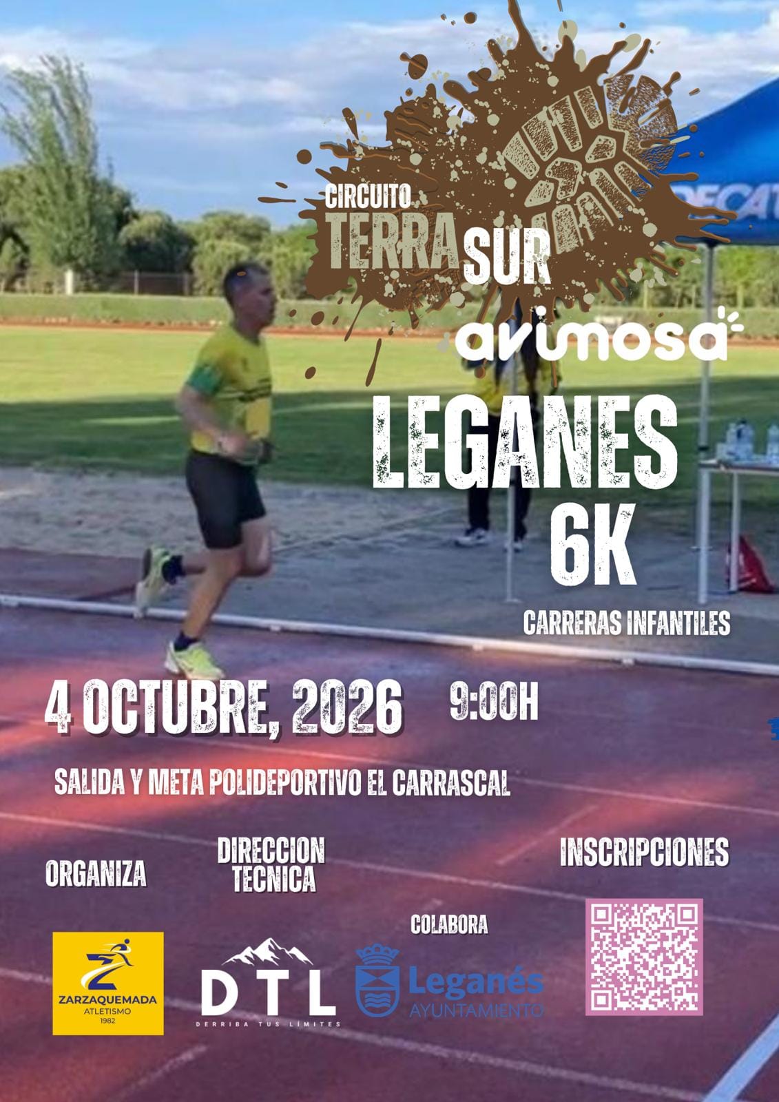 Cross TerraSur 2026: 6K en el Polideportivo El Carrascal
