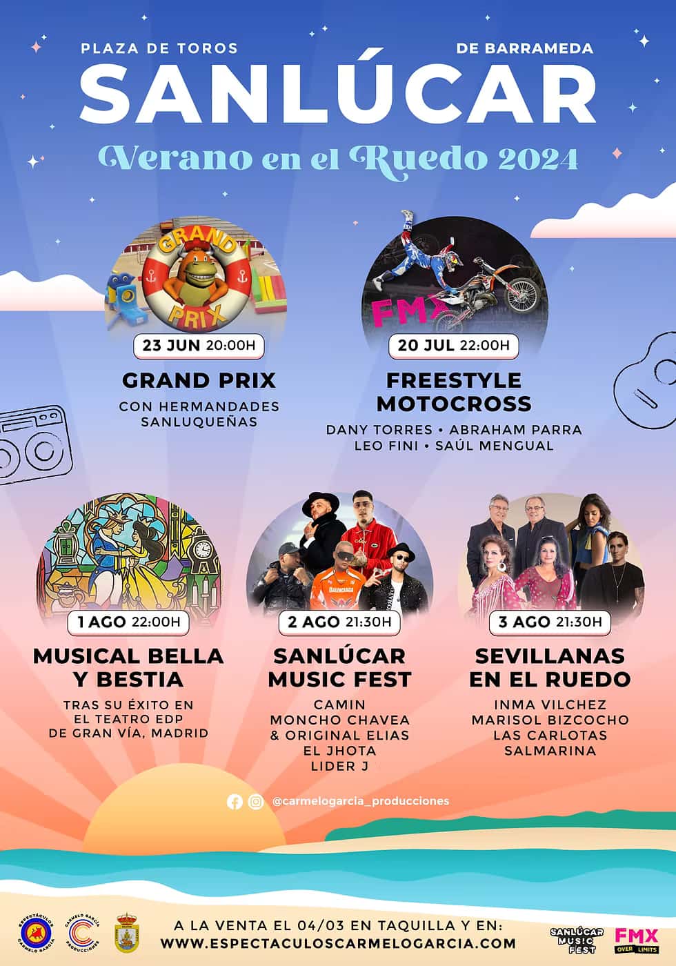 Tres noches de música en el Ruedo: hoy cierra el ciclo