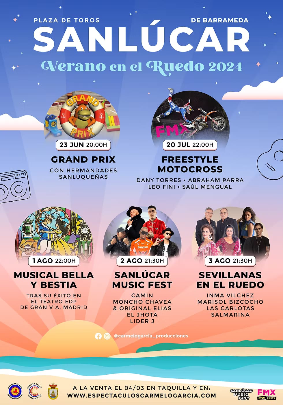 Tres noches de música en el Ruedo: hoy cierra el ciclo