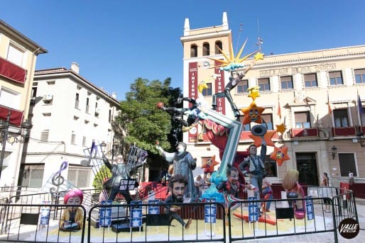 La Plantá: el montaje que arranca las Fallas de Elda
