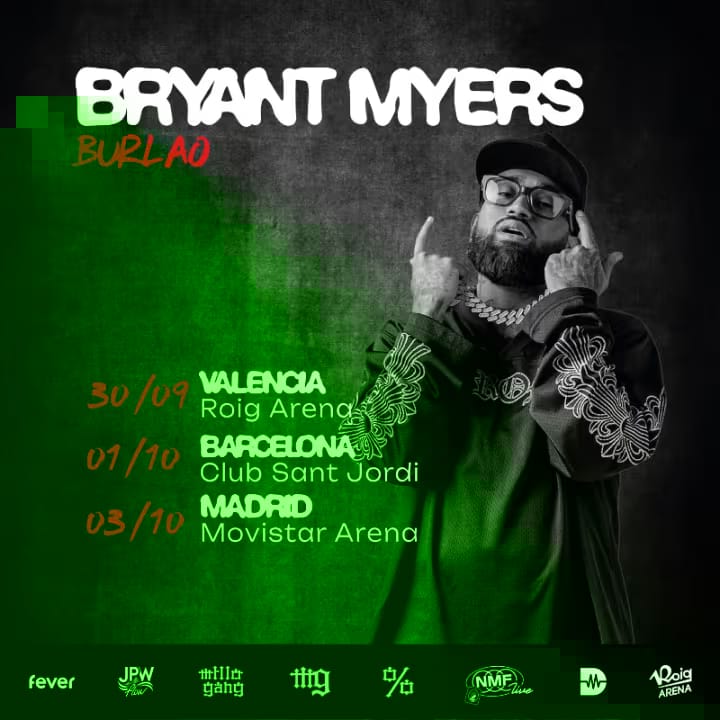Bryant Myers en el Roig Arena el 30 de septiembre