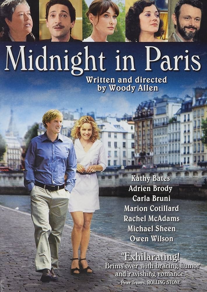 Proxección 'Midnight in Paris'