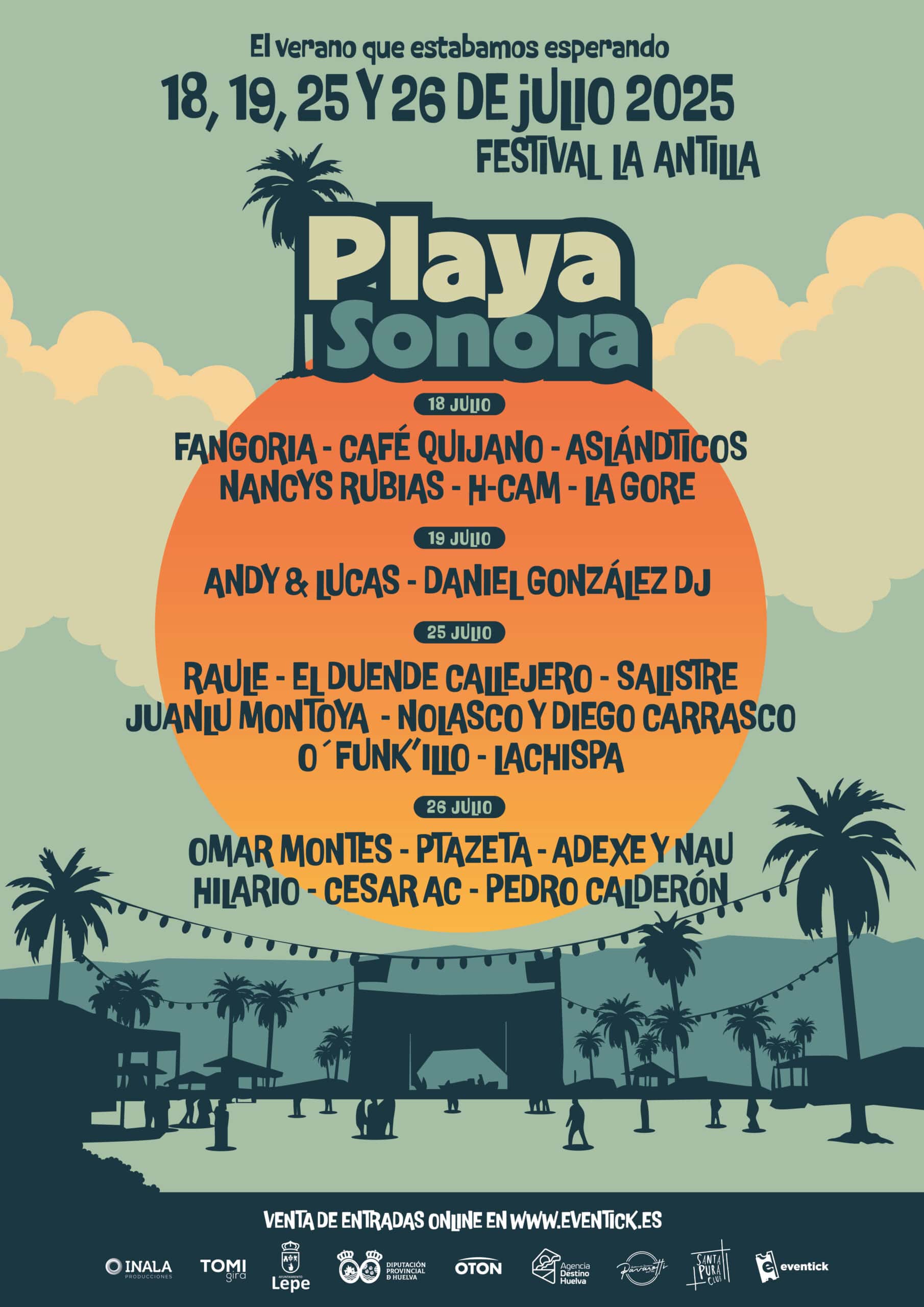 Playa Sonora 2026: ocho días de música en La Antilla