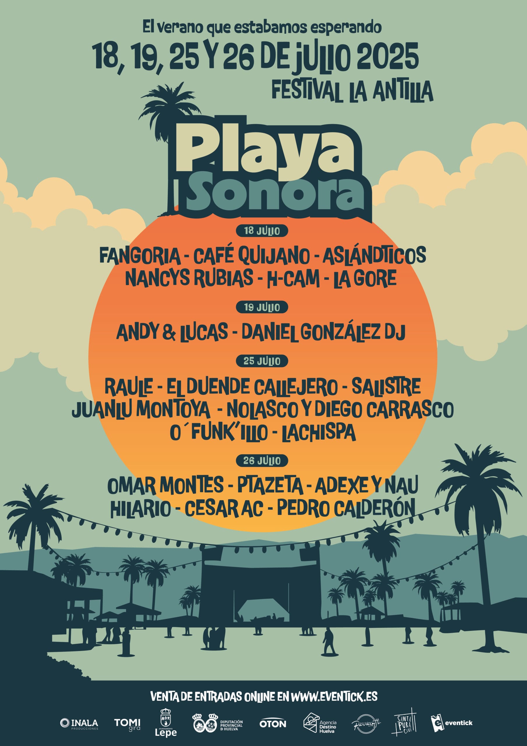 Playa Sonora 2026: ocho días de música en La Antilla