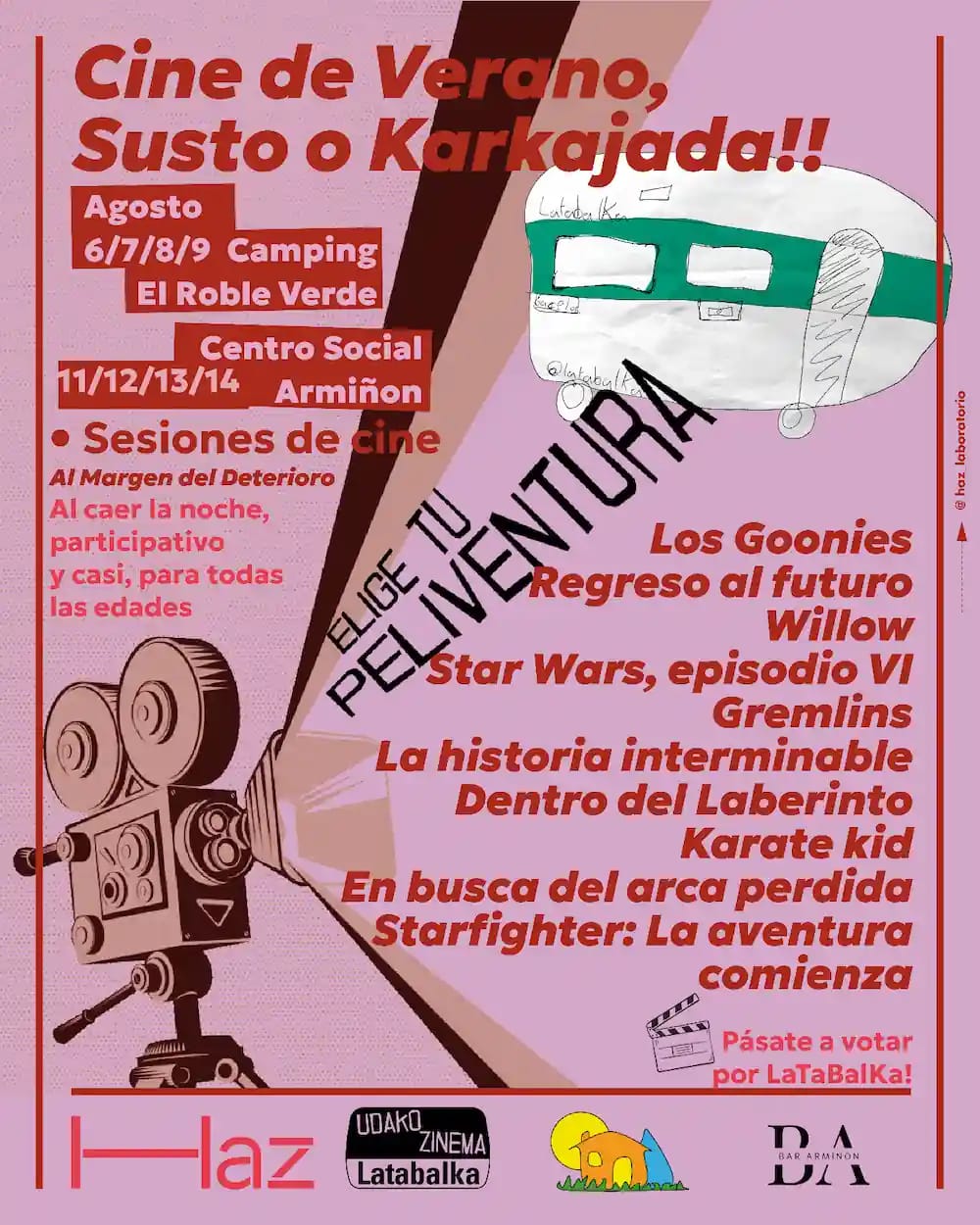 Cine de Verano ¡¡Susto o Karkajada!!