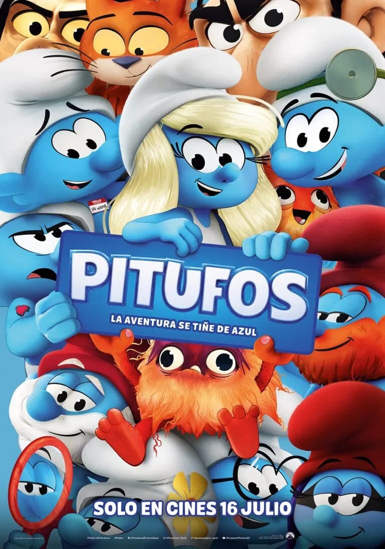 Cine en Familia: Pitufos: La aventura se tiñe de azul