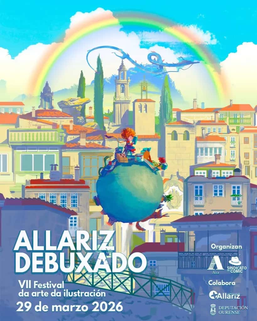 Allariz Debuxado: ilustración y mercado en el casco viejo